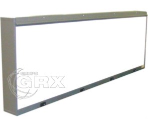 Equipamentos Radiologia - Negatoscópio Padrão - Negatoscópio Konex 4 Corpos Aço Pintado 220 V